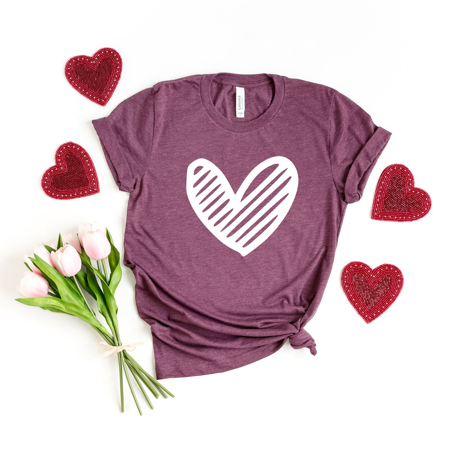 Heart Scribble | Short Sleeve Graphic Tee