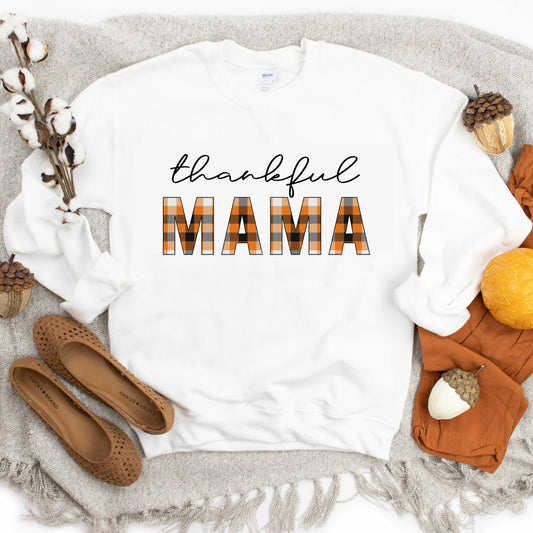 Thankful Mama Plaid | Sweatshirt