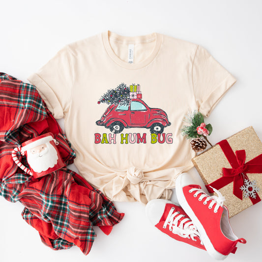 Bah Hum Bug Car | Short Sleeve Crew Neck