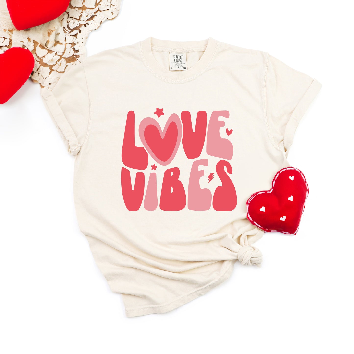 Love Vibes Stars | Garment Dyed Tee