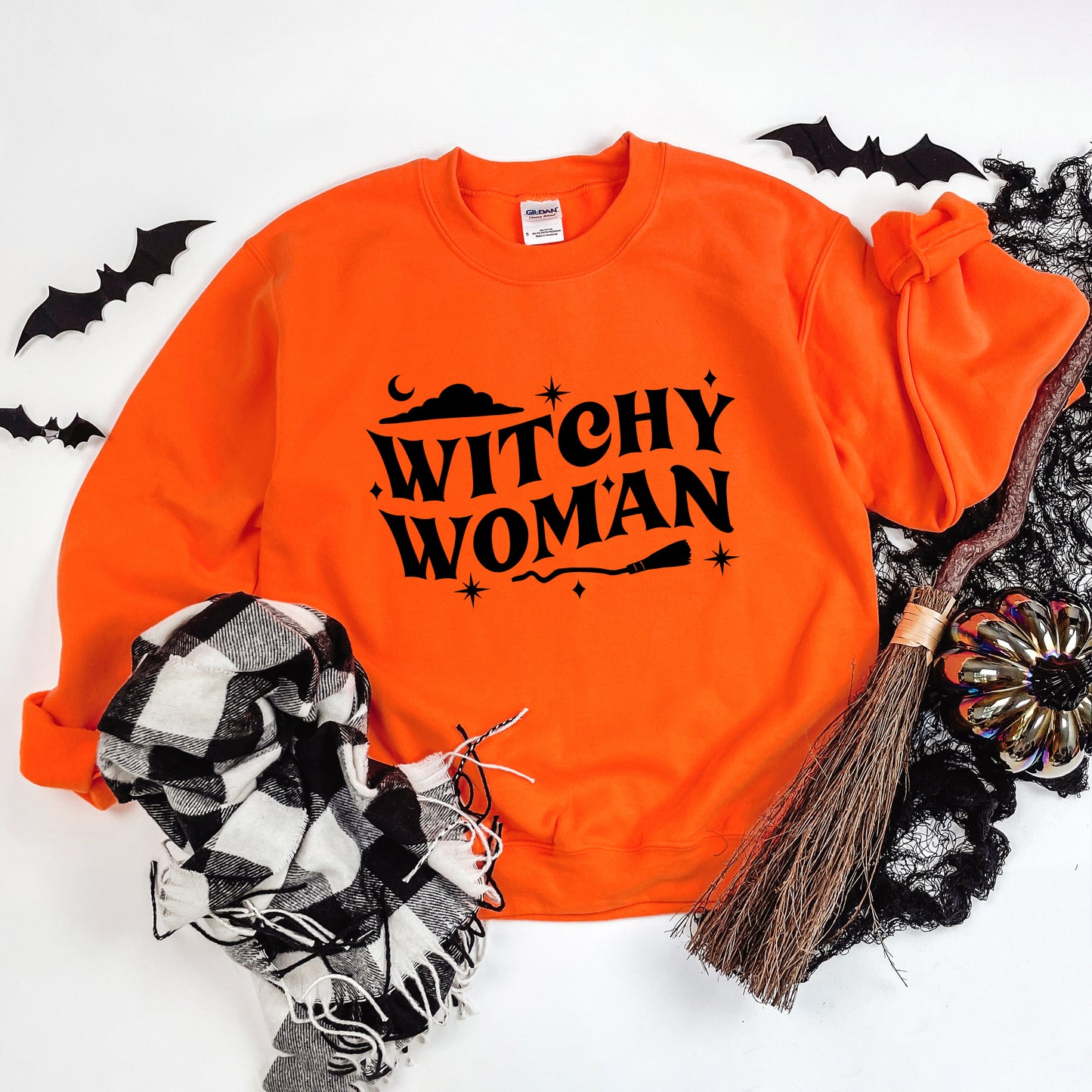 Witchy Woman Broom | Sweatshirt