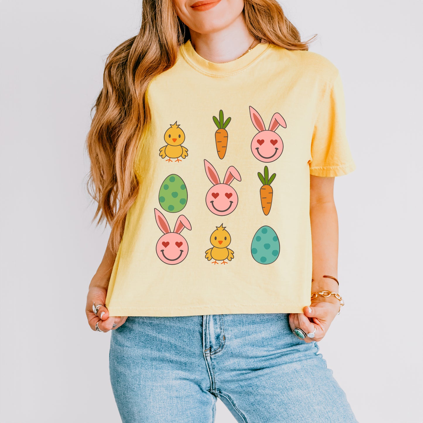 Easter Chart | Relaxed Fit Cropped Tee