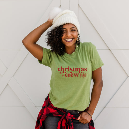 Christmas Crew Snowflake | Short Sleeve Graphic Tee