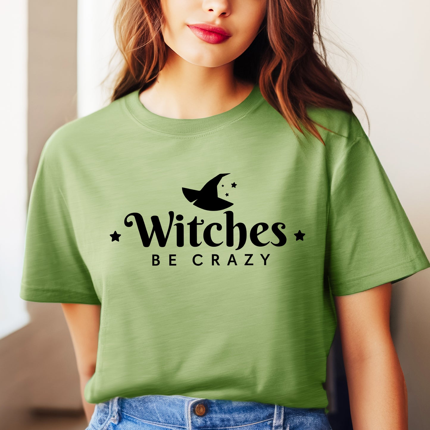 Witches Be Crazy Hat | Short Sleeve Crew Neck