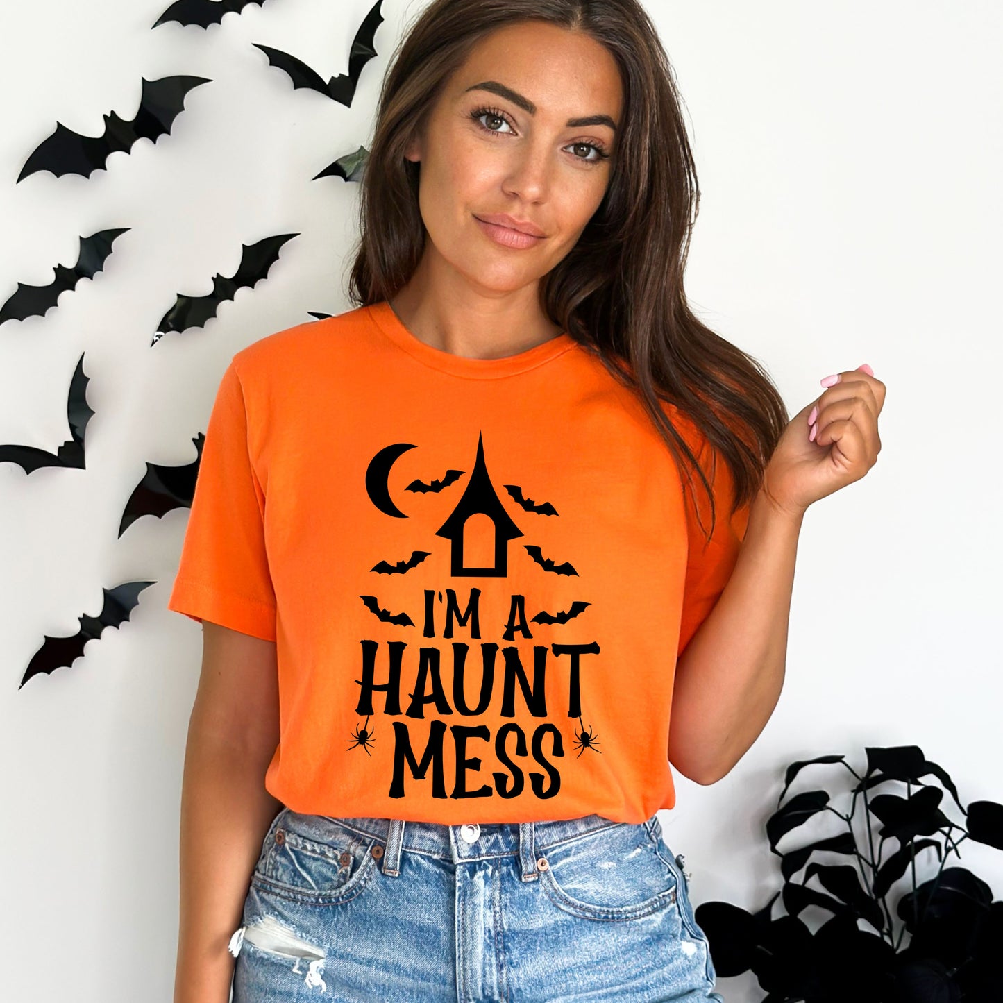 I'm A Haunt Mess | Short Sleeve Crew Neck