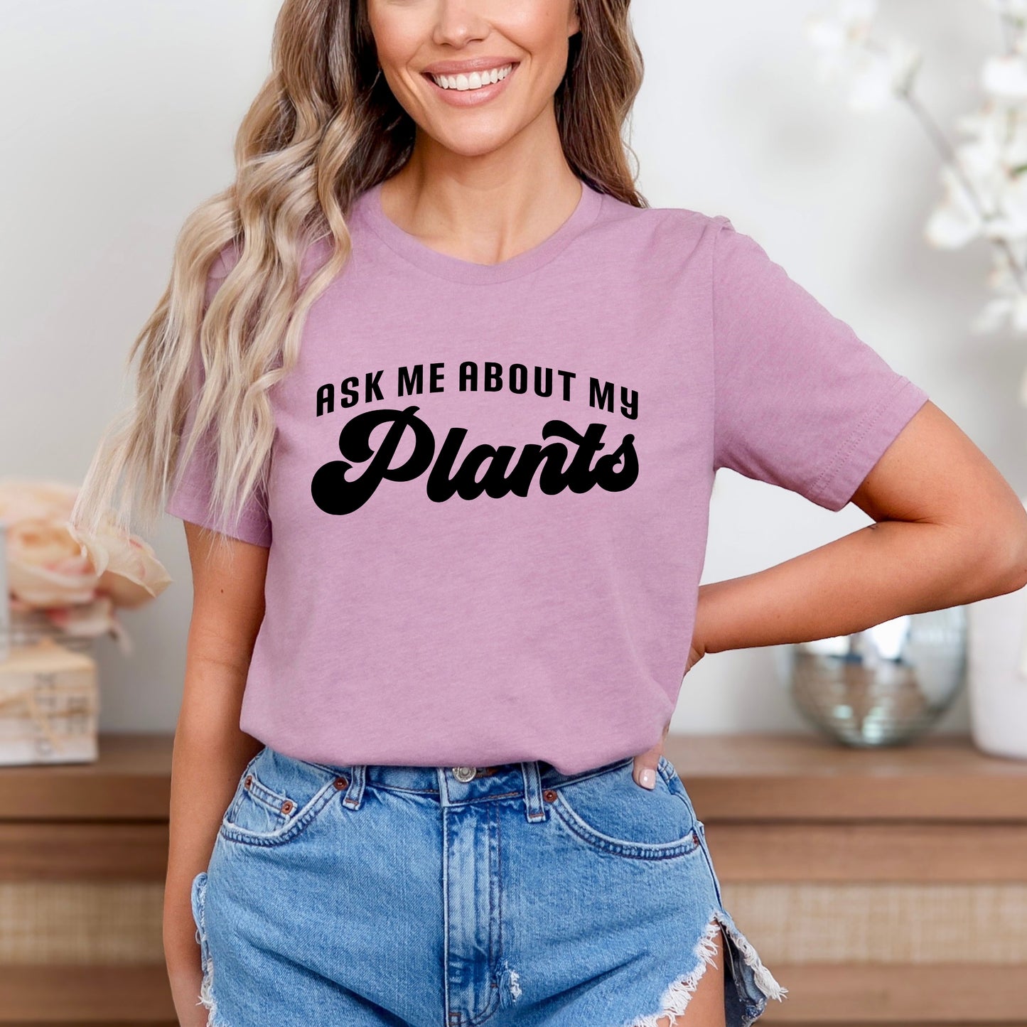 Ask Me About My Plants | Short Sleeve Graphic Tee