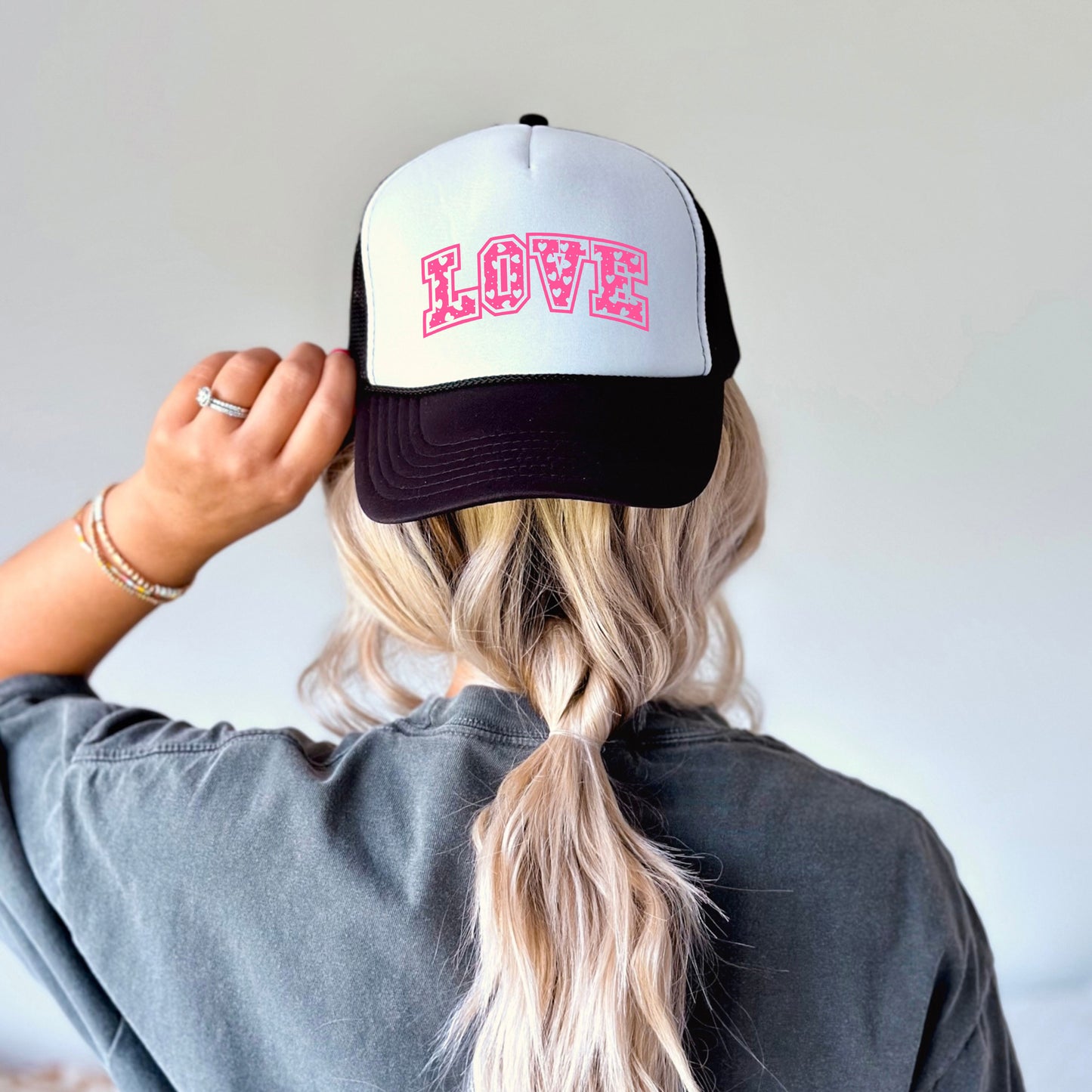 Love Varsity Hearts | Foam Trucker Hat