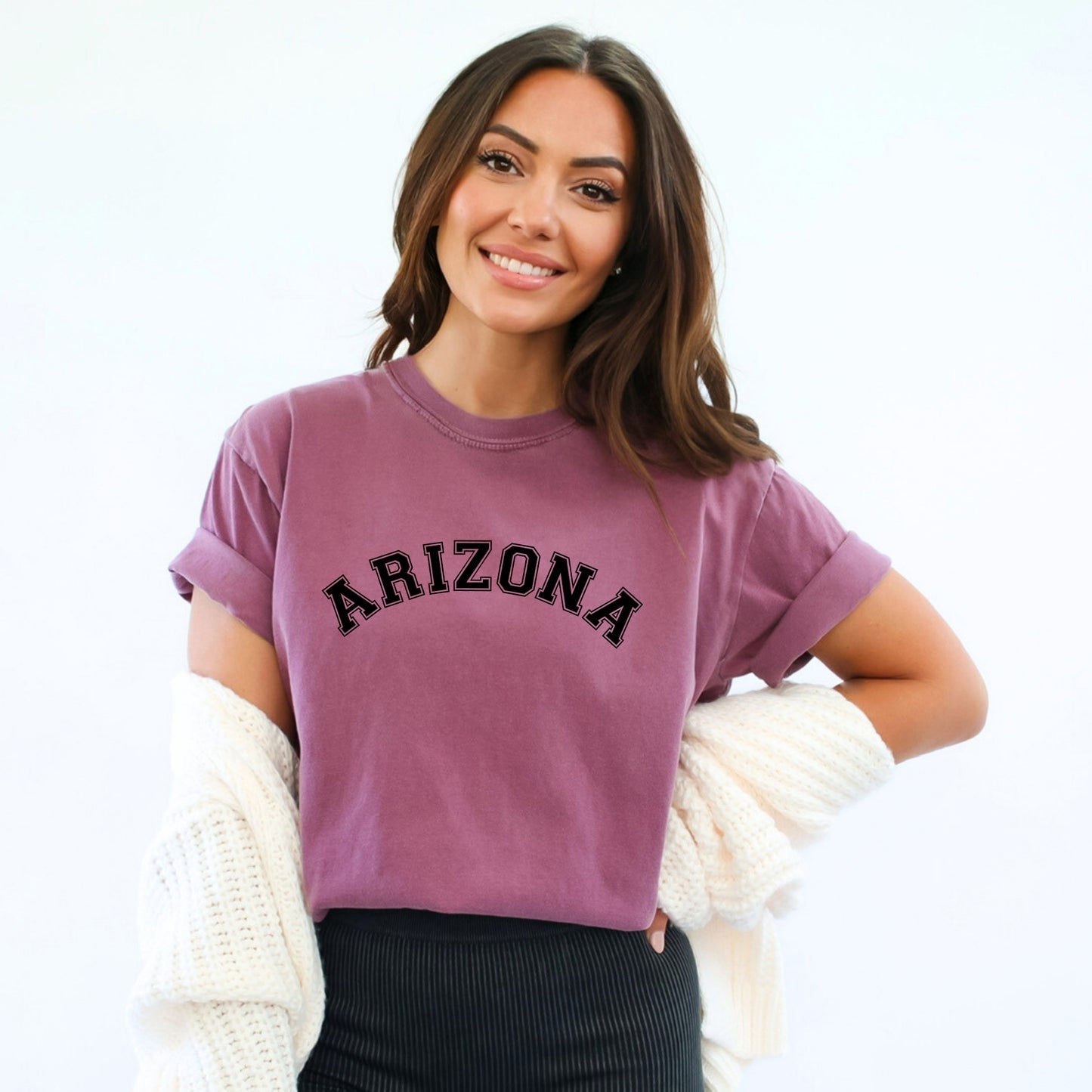 Arizona Curved | Garment Dyed Tee