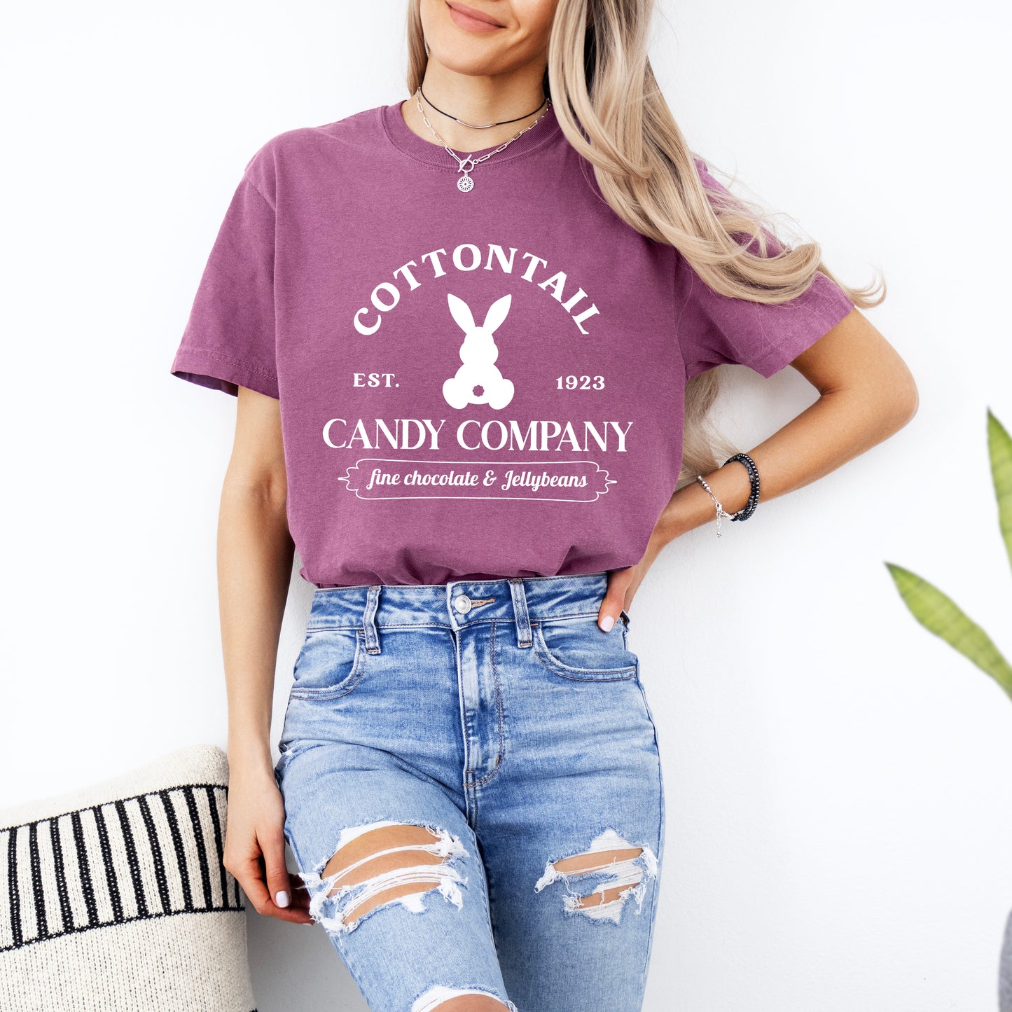 Cottontail Candy Company  | Garment Dyed Short Sleeve Tee