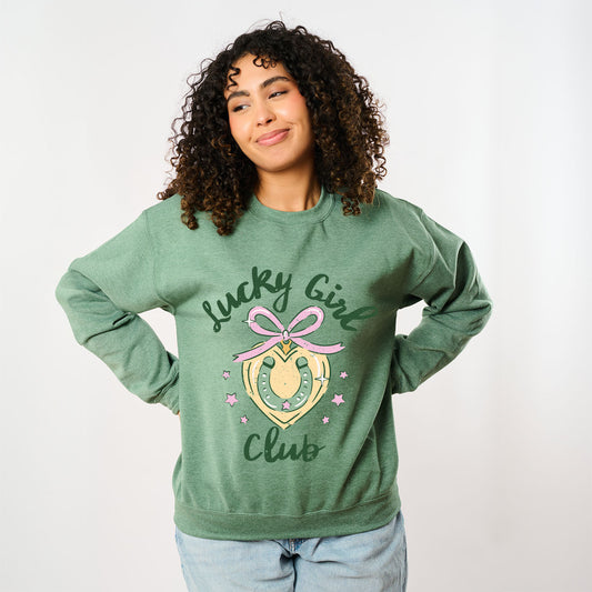 Coquette Lucky Girl Club | Sweatshirt