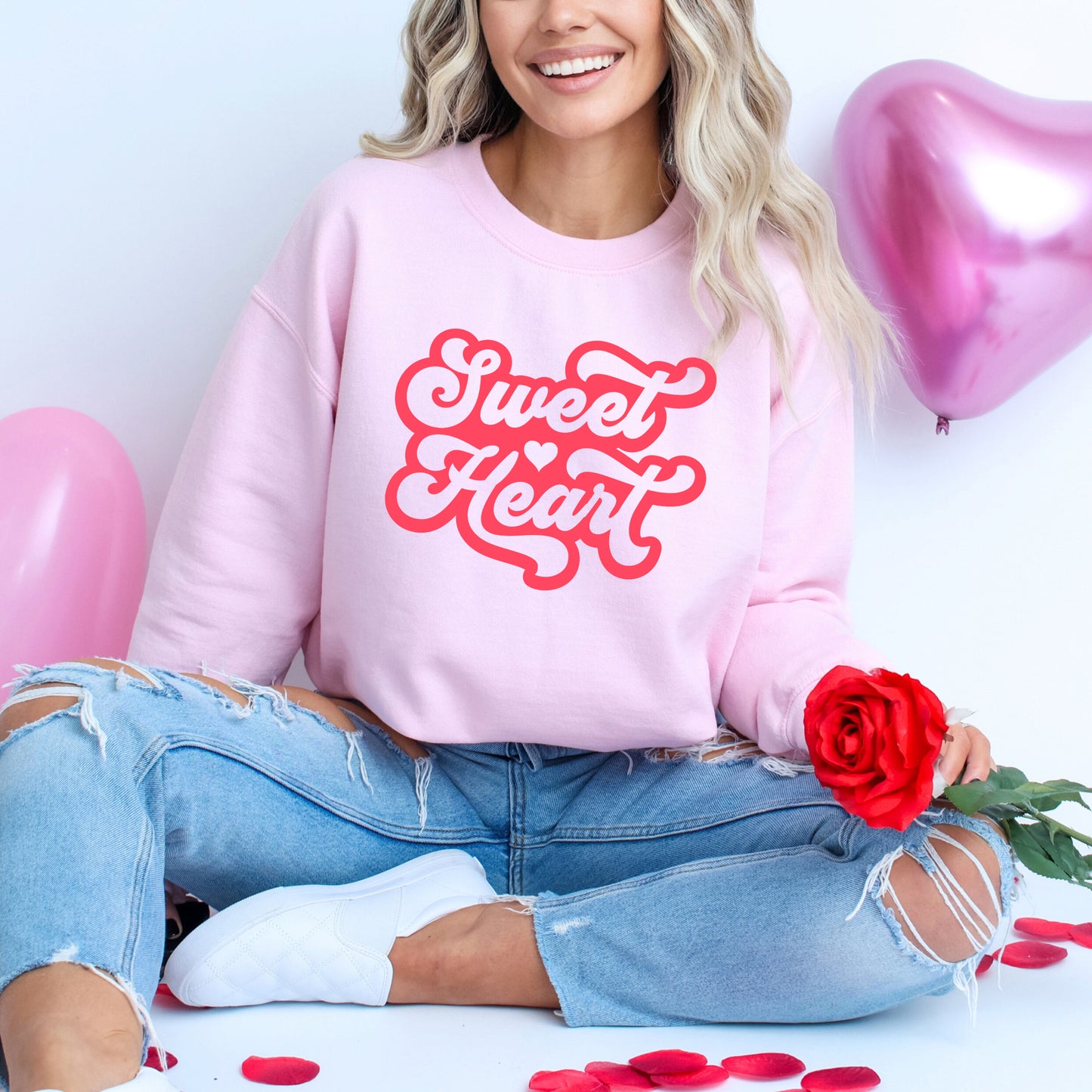 Sweet Heart Retro | Sweatshirt