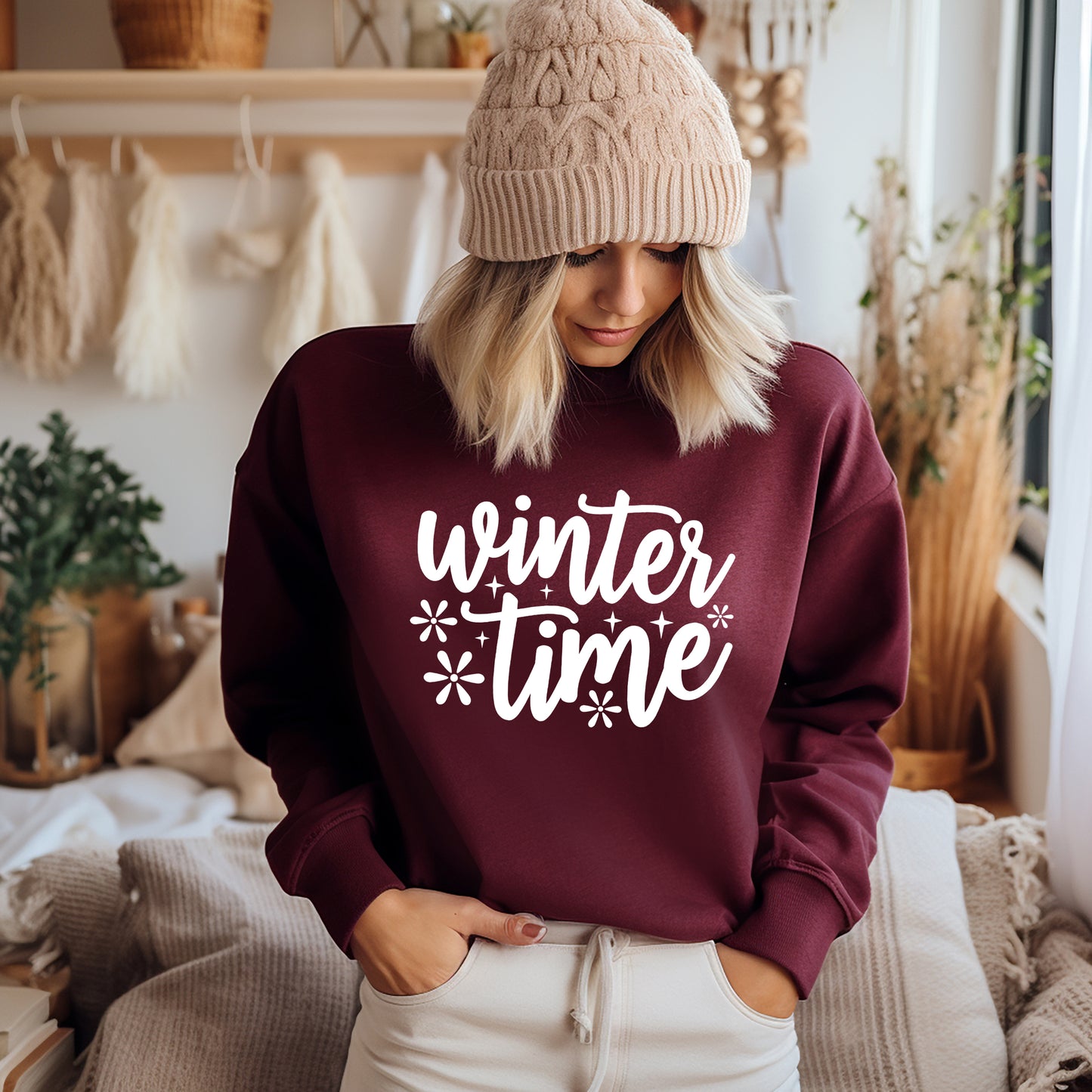 Winter Time Snowflakes | Sweatshirt