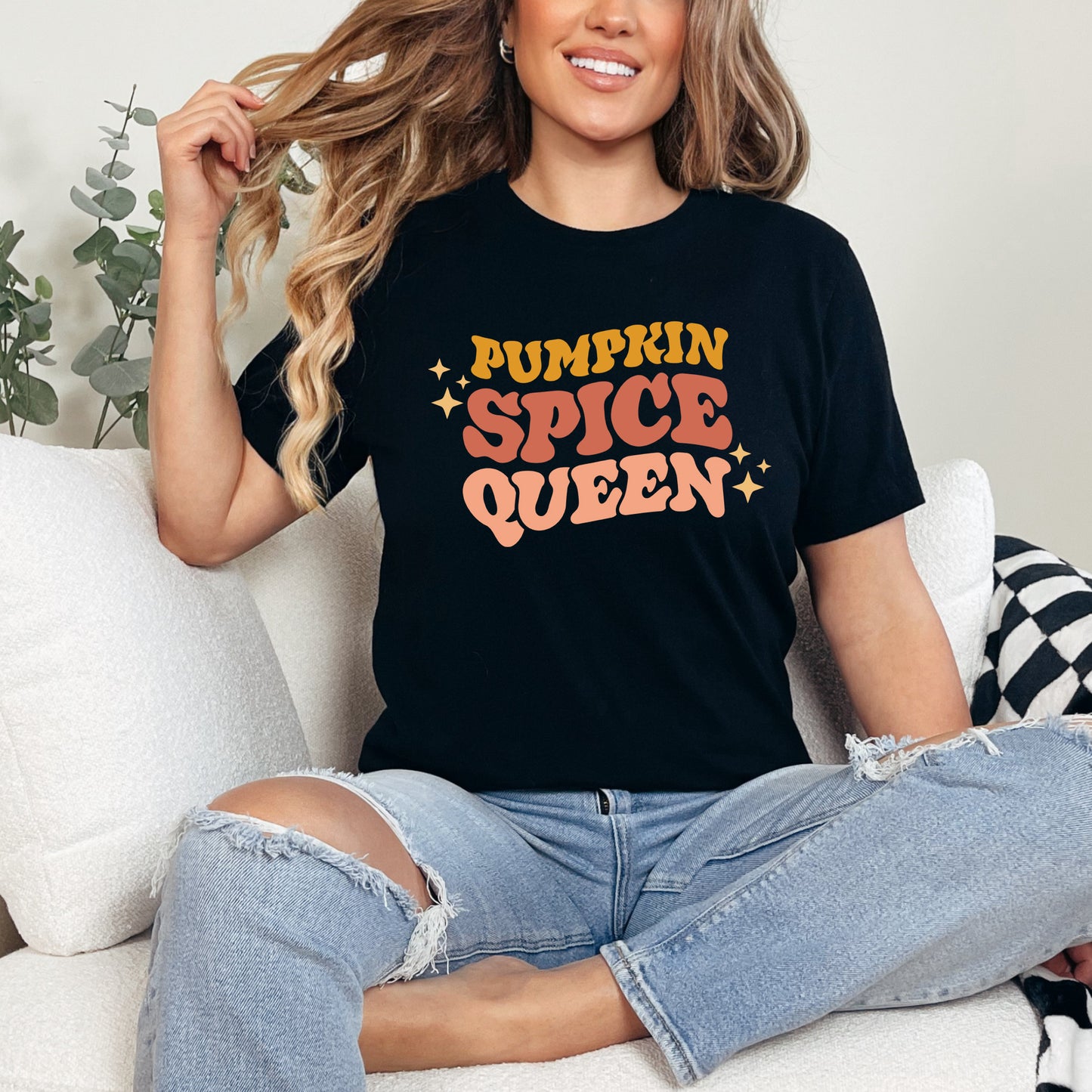 Pumpkin Spice Queen | Short Sleeve Graphic Tee