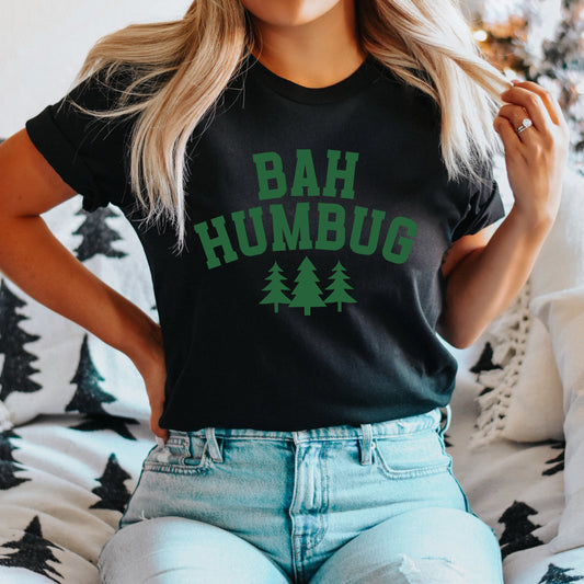 Bah Humbug Trees | Short Sleeve Crew Neck