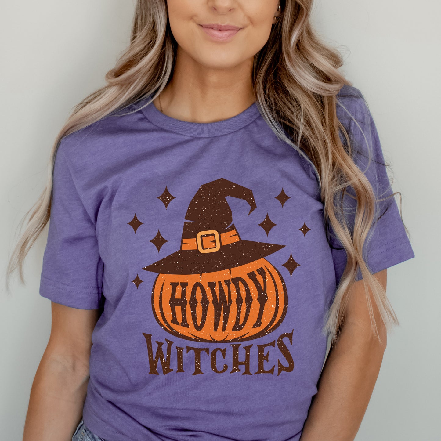 Howdy Witches Stars | Short Sleeve Crew Neck