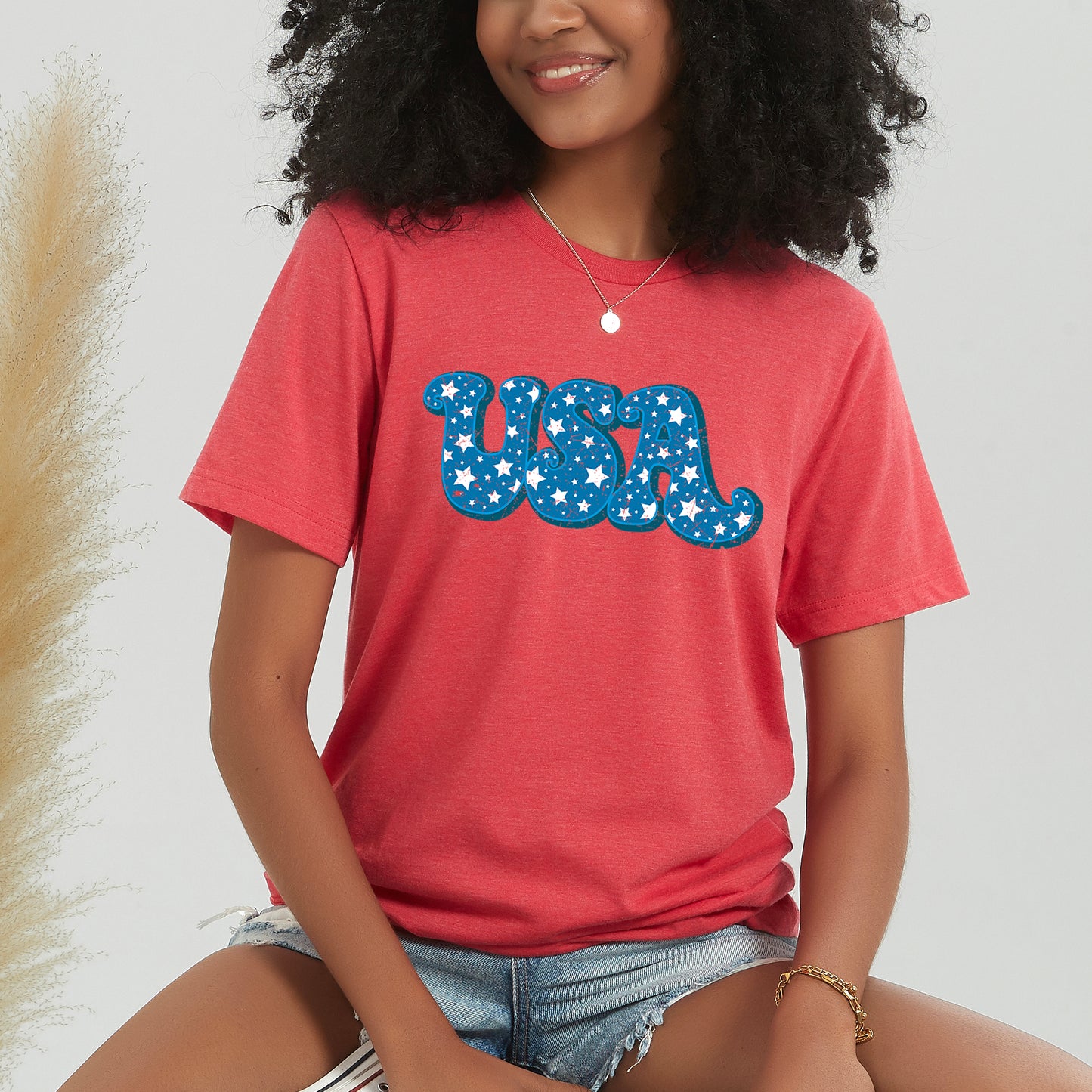 USA Bold Stars | Short Sleeve Graphic Tee