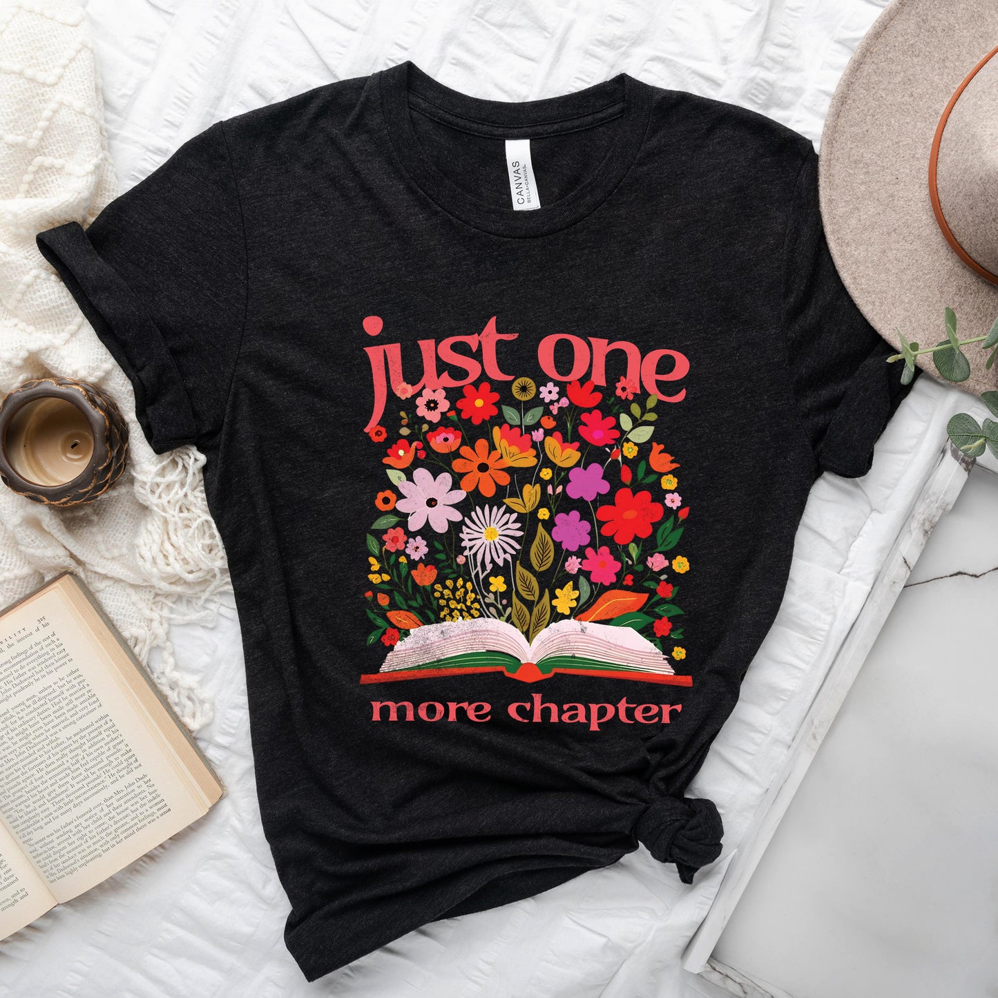 Just One More Chapter Blooming | Short Sleeve Graphic Tee