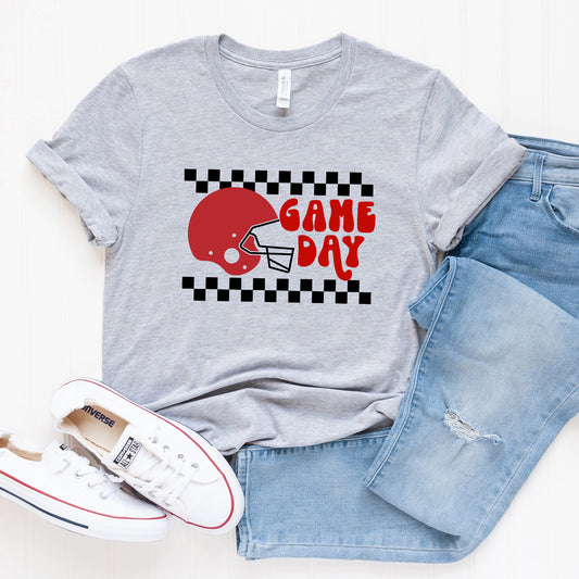 Checkered Game Day | Short Sleeve Graphic Tee