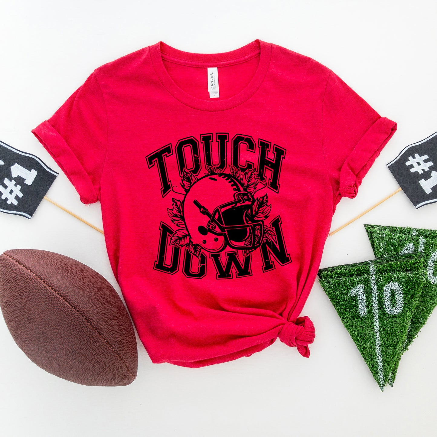 Touchdown Helmet |Short Sleeve Crew Neck