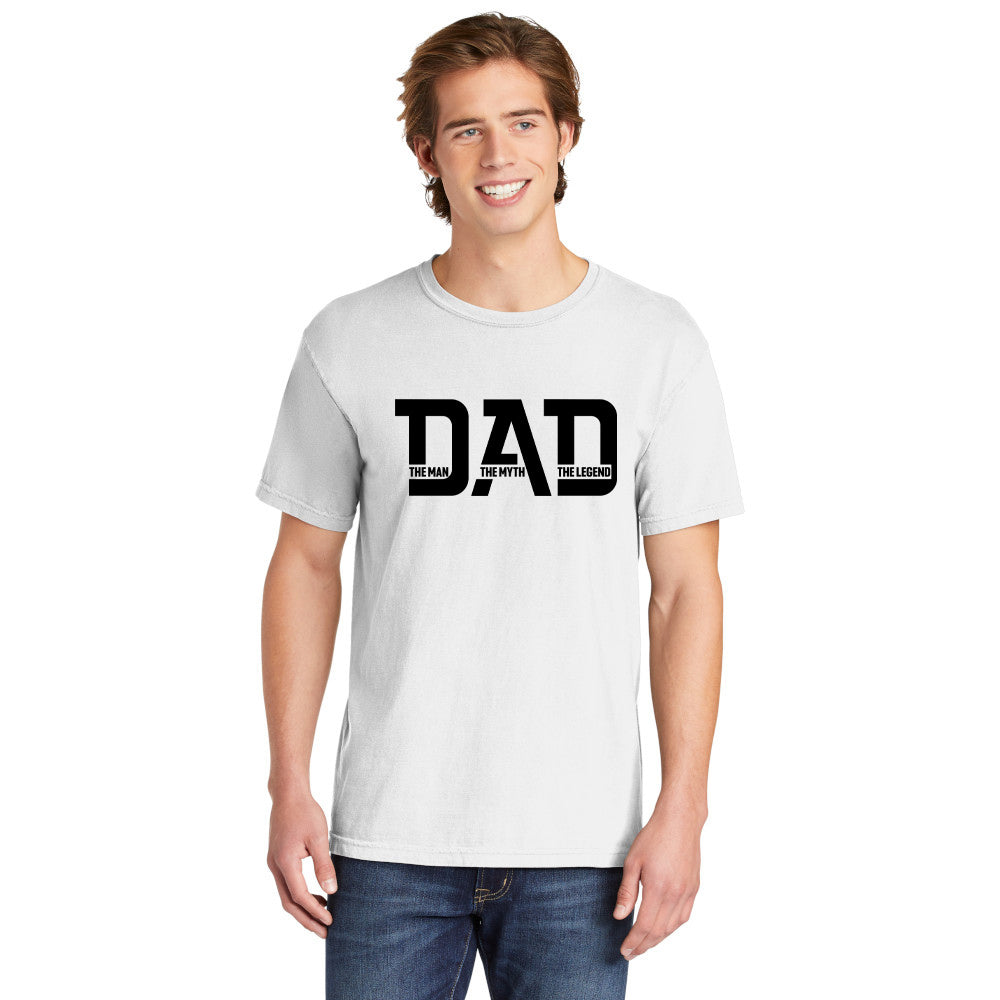 Dad The Legend | Men's Garment Dyed Tee