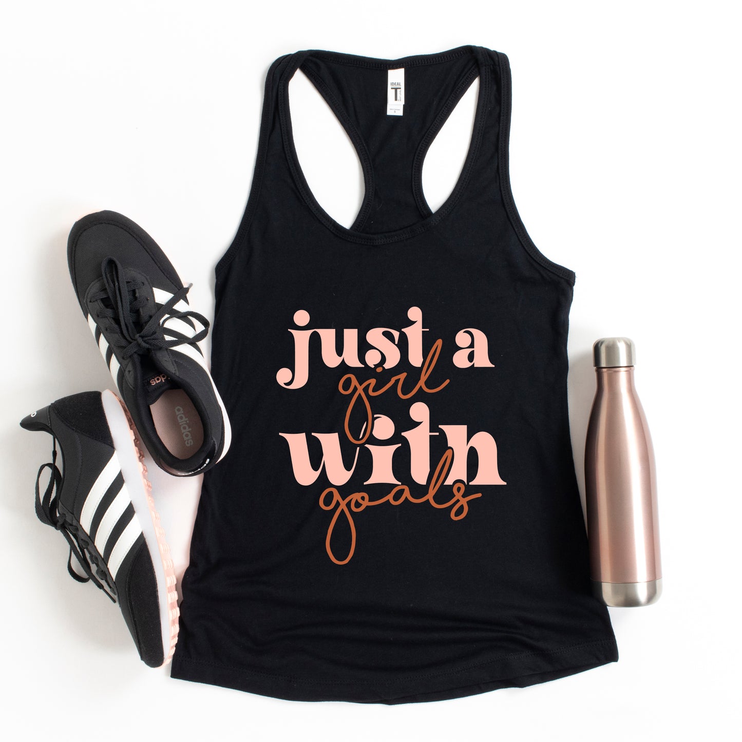 Just A Girl With Goals | Racerback Tank