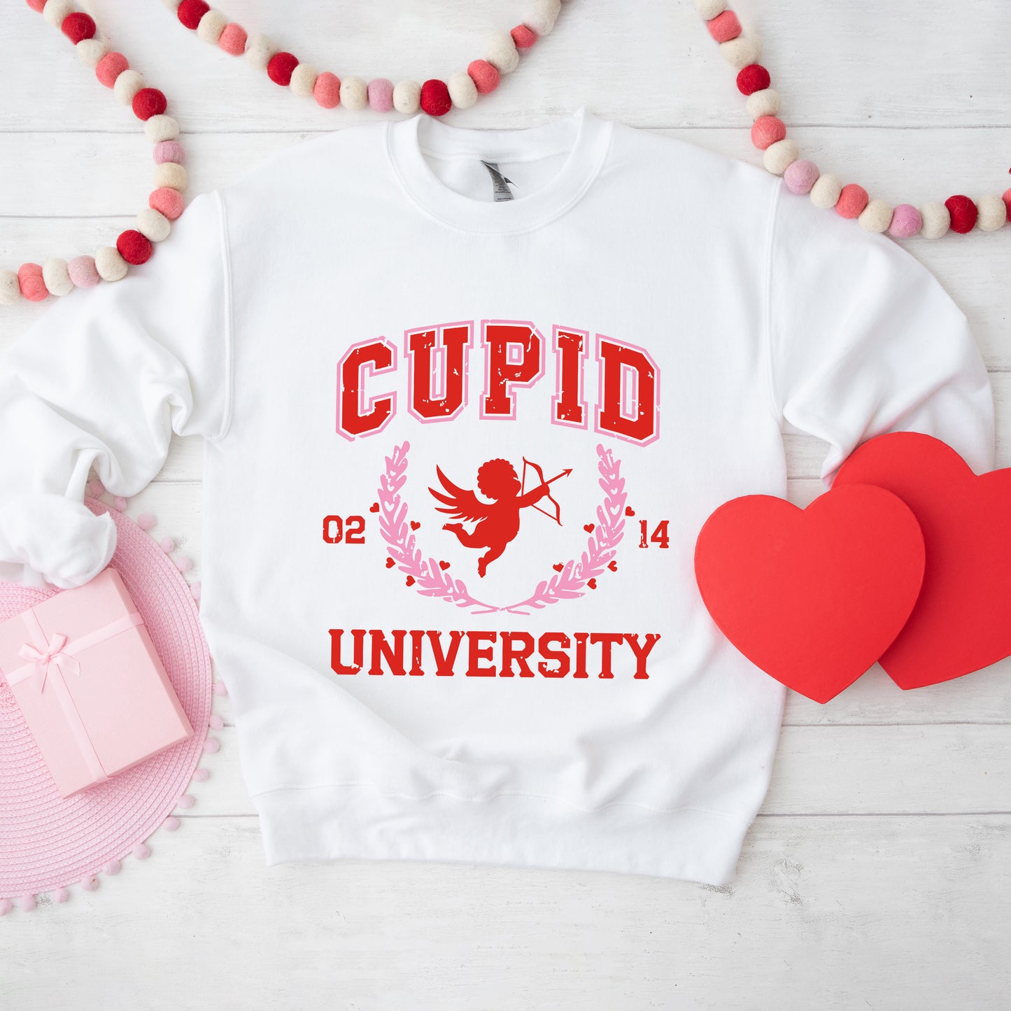 Cupid University Distressed | Sweatshirt