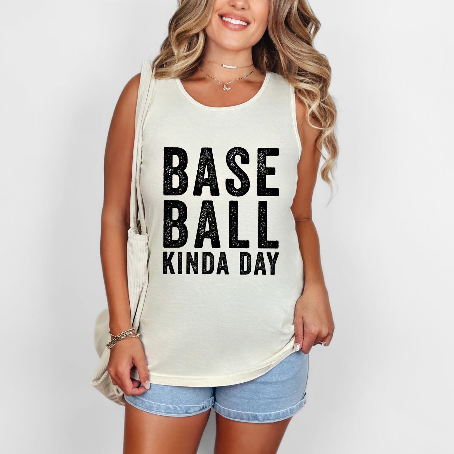 Baseball Kinda Day | Garment Dyed Tank