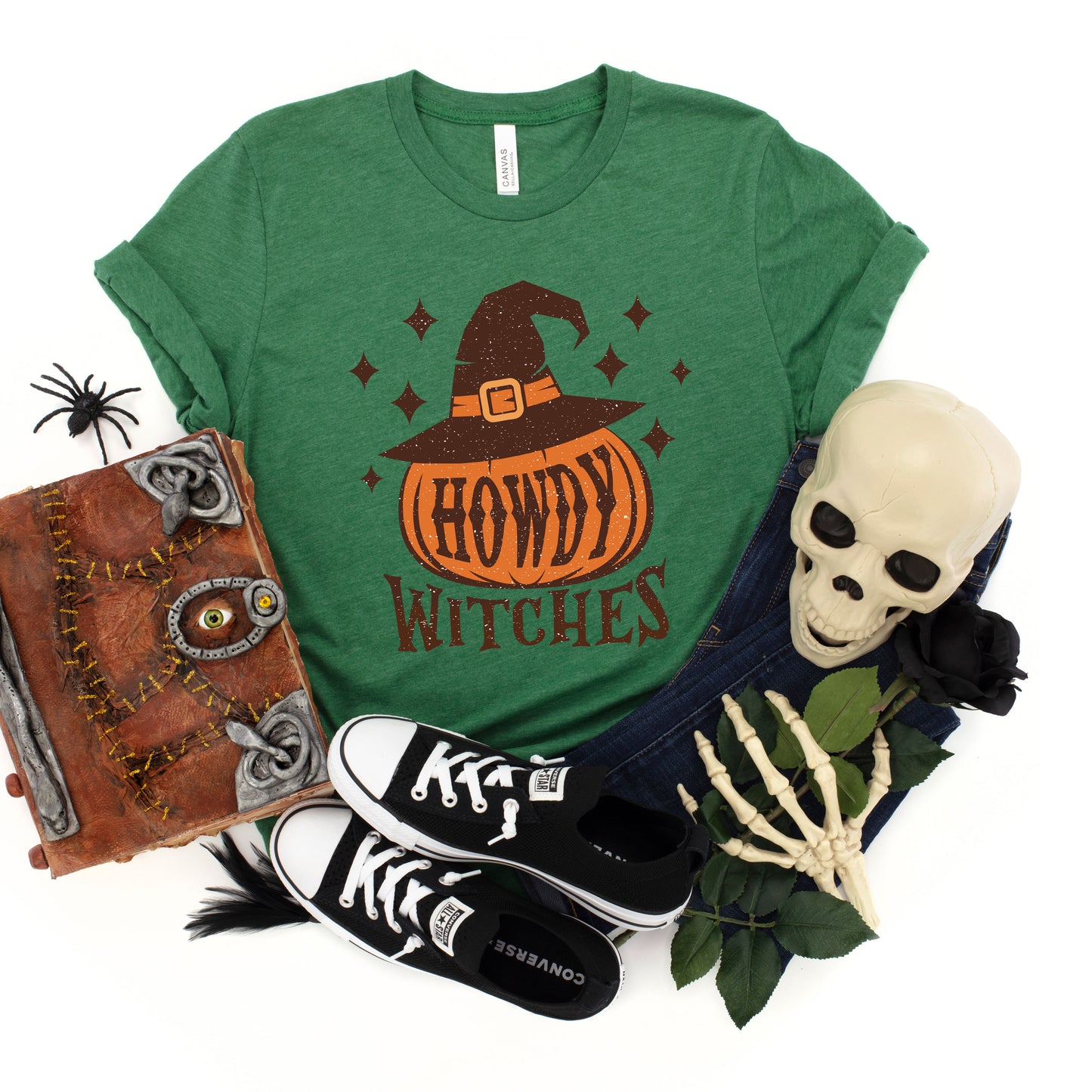 Howdy Witches Stars | Short Sleeve Crew Neck