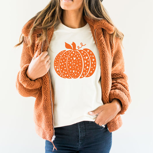 Heart Pumpkin | Short Sleeve Graphic Tee