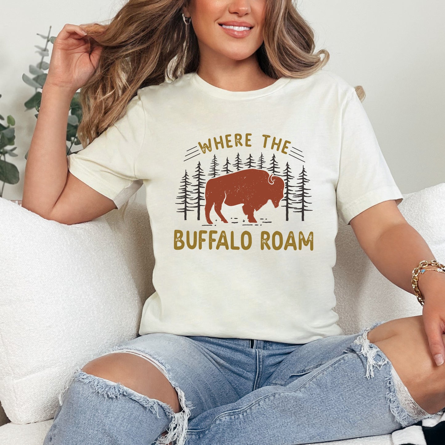 Where the Buffalo Roam | Short Sleeve Graphic Tee