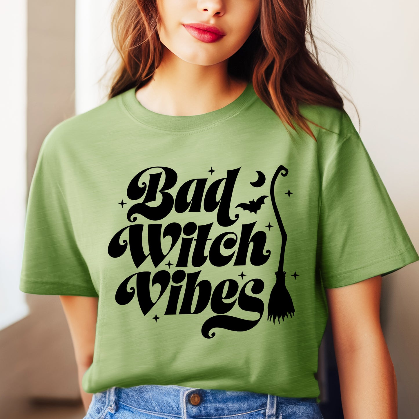 Bad Witch Vibes | Short Sleeve Crew Neck