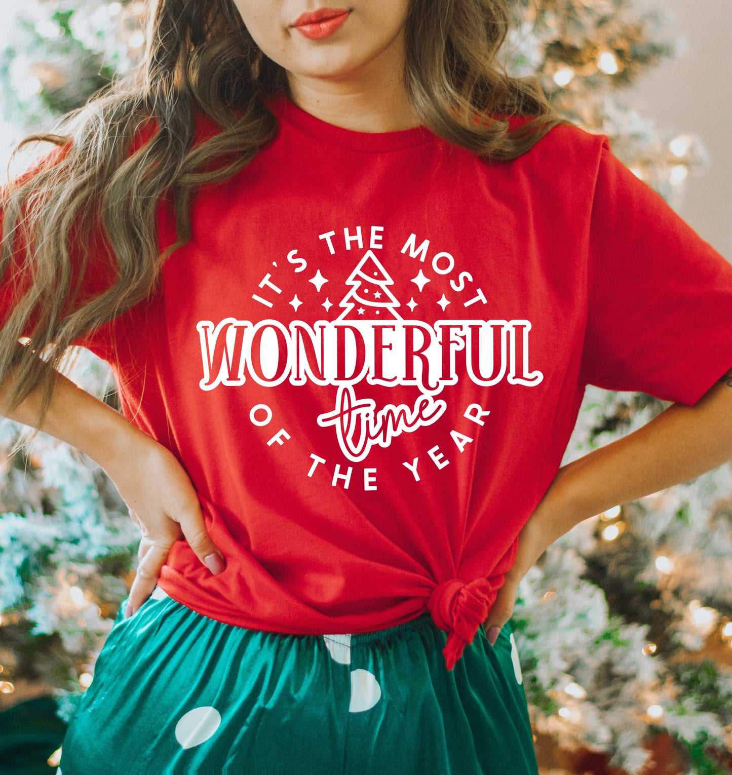 It's The Most Wonderful Time Tree | Short Sleeve Crew Neck