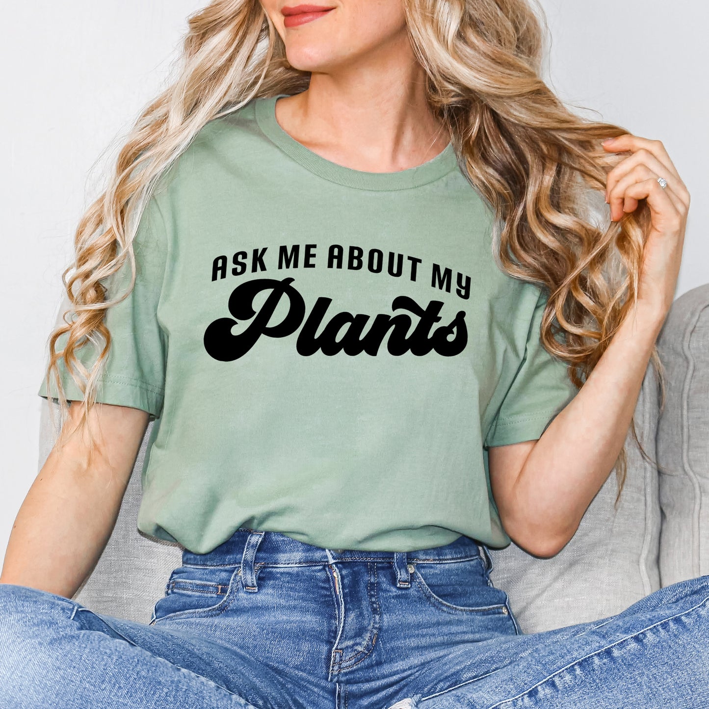 Ask Me About My Plants | Short Sleeve Graphic Tee