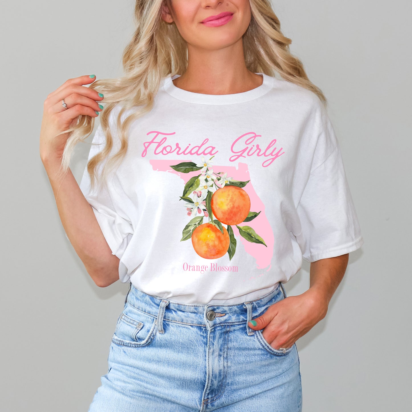 Florida Girly Flower | Short Sleeve Graphic Tee