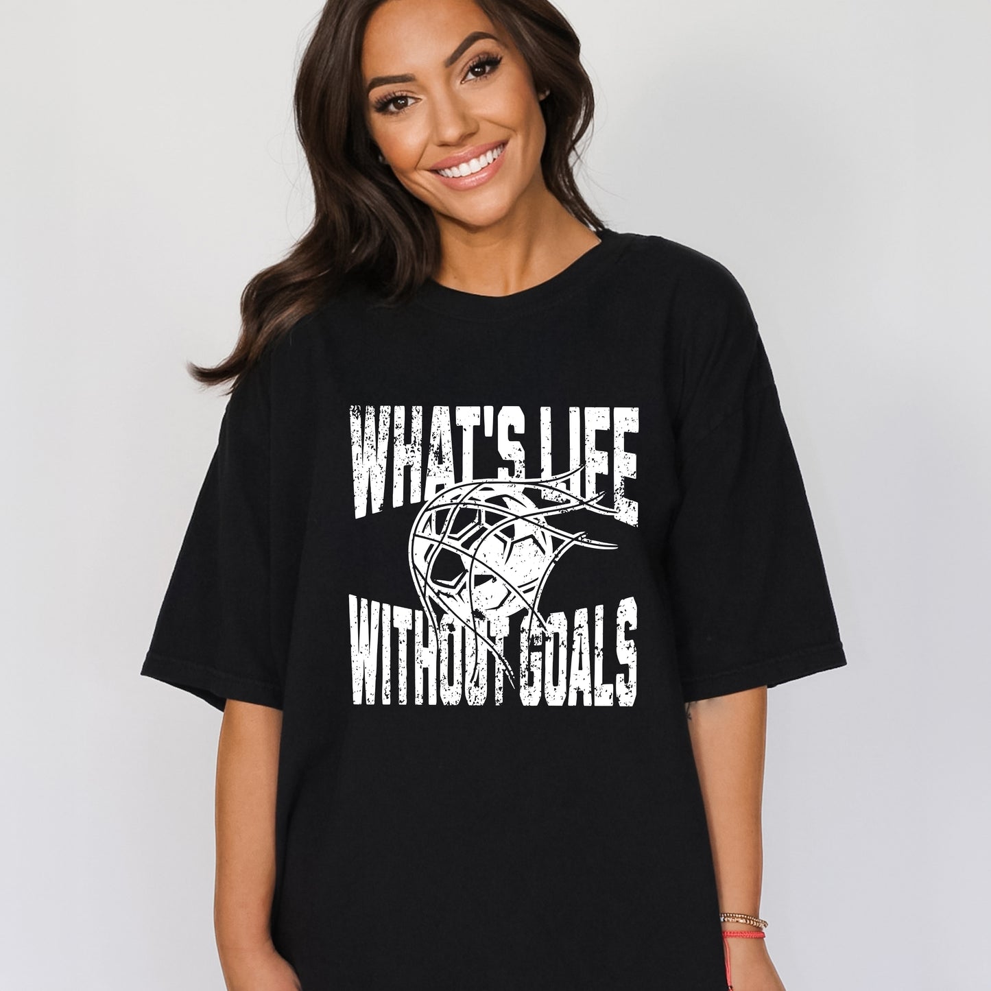 What's Life Without Goals  | Garment Dyed Short Sleeve Tee