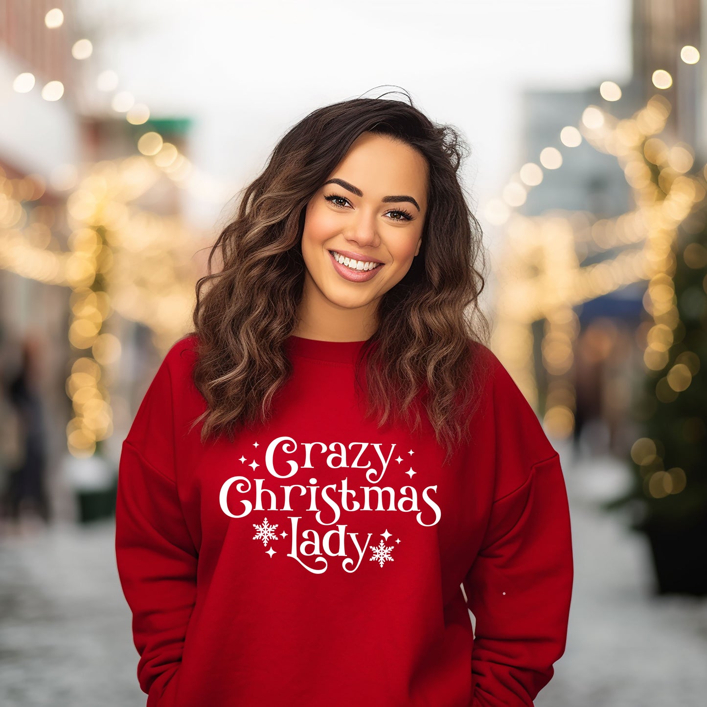 Crazy Christmas Lady | Sweatshirt