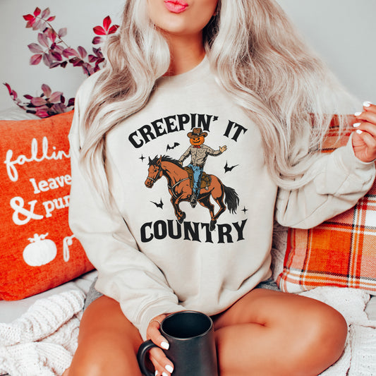 Creepin' It Country Cowboy | Sweatshirt