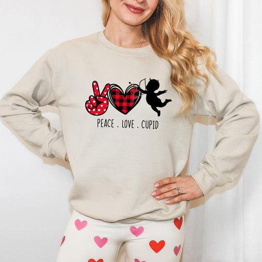 Peace Love Cupid | Sweatshirt