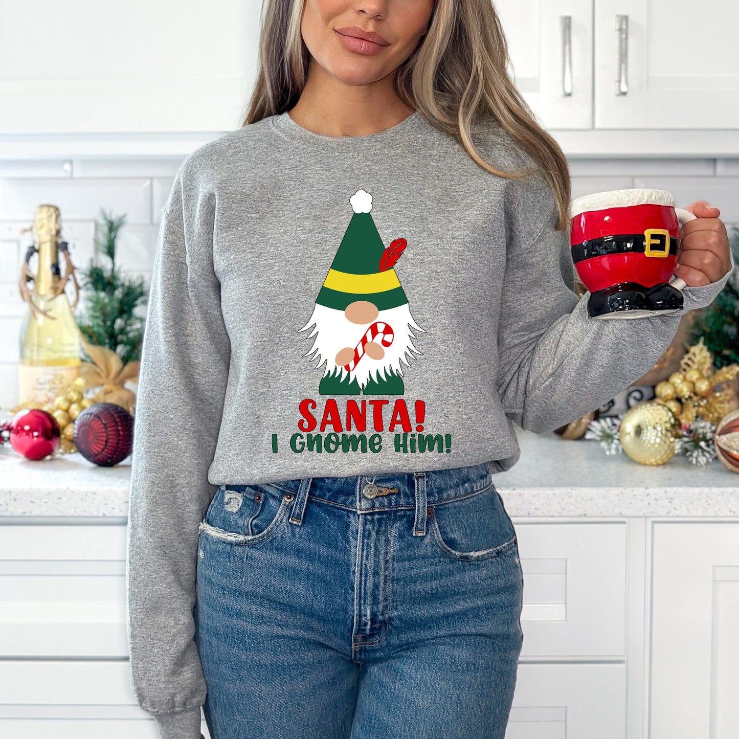 Santa I Gnome Him | Sweatshirt