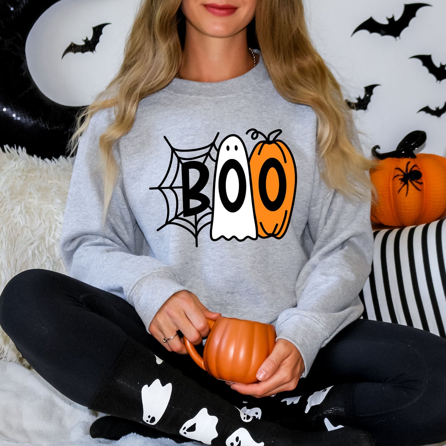 Boo Web Ghost | Sweatshirt