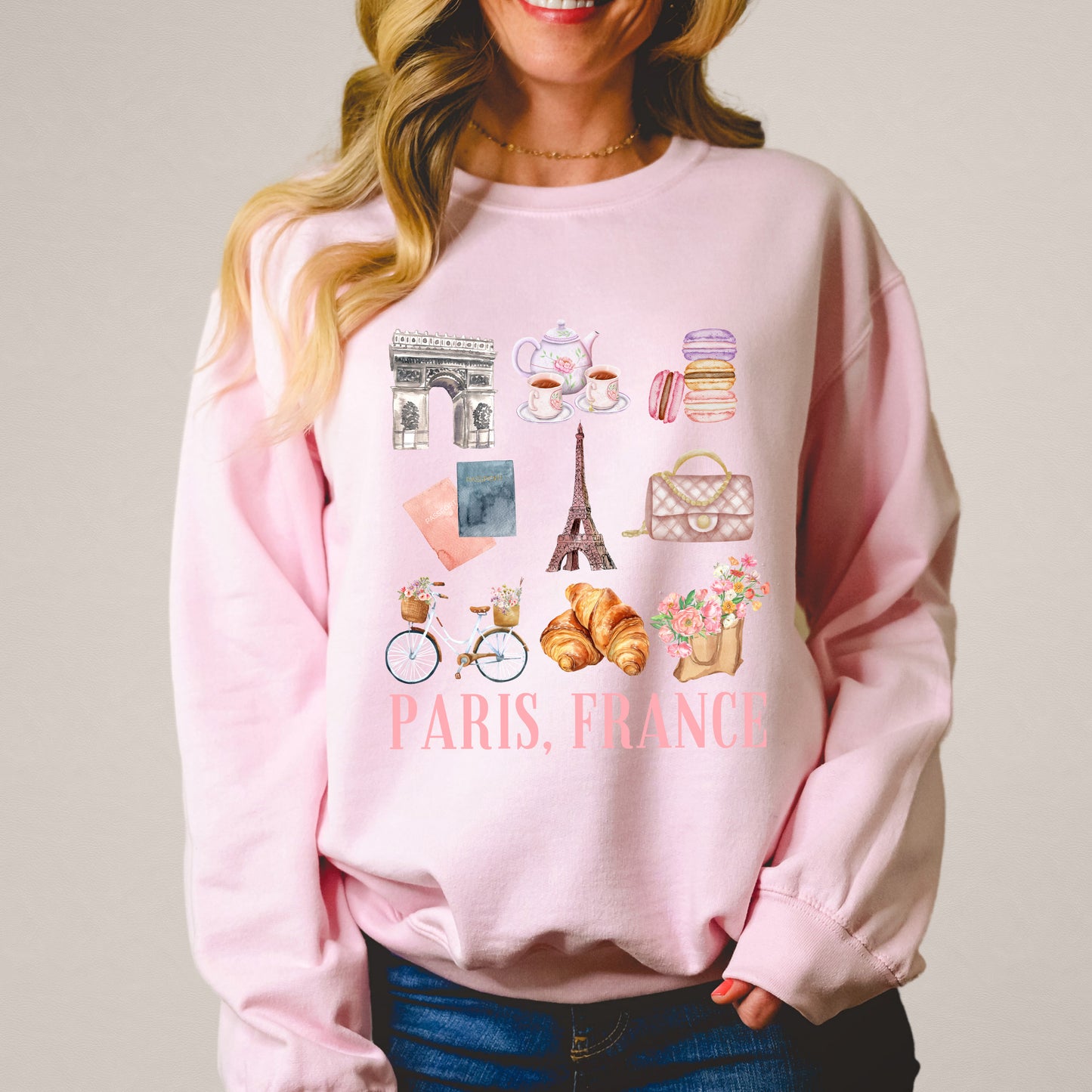 Paris Travel Collage | Sweatshirt