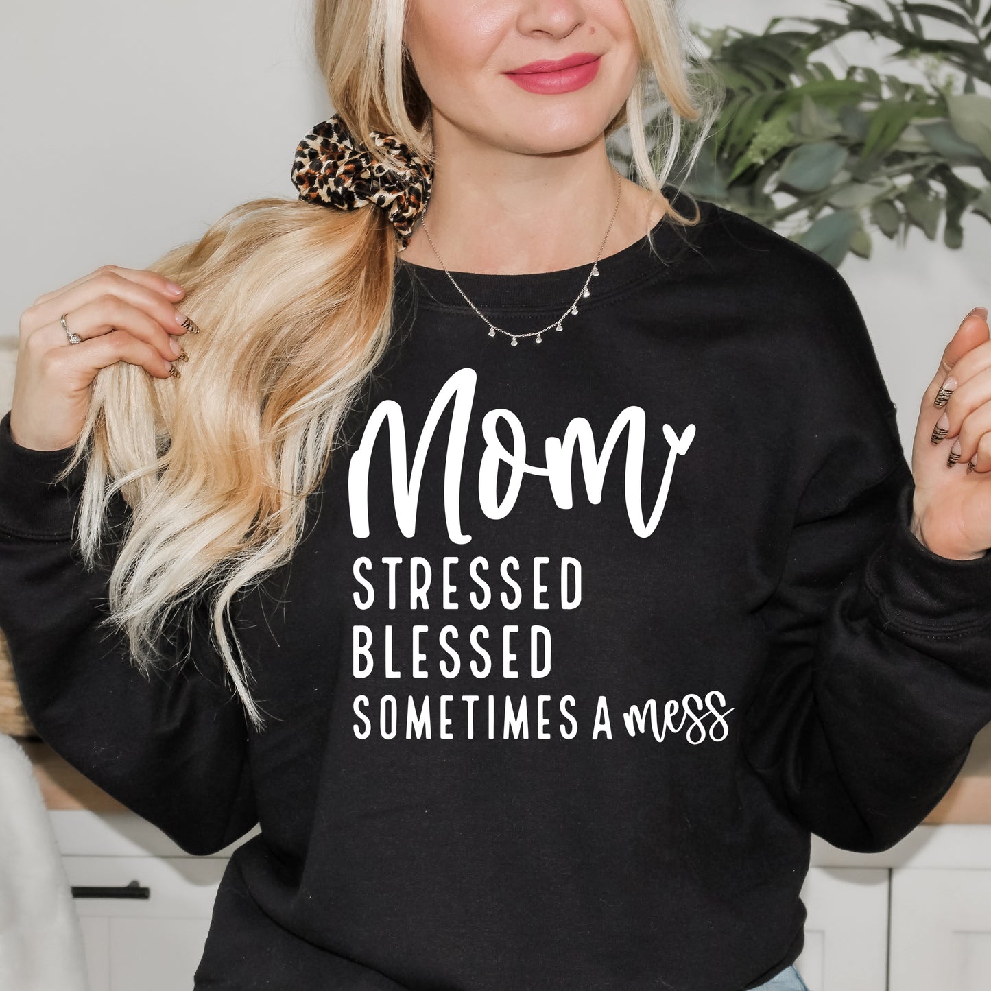 Mom Stressed Blessed | Sweatshirt