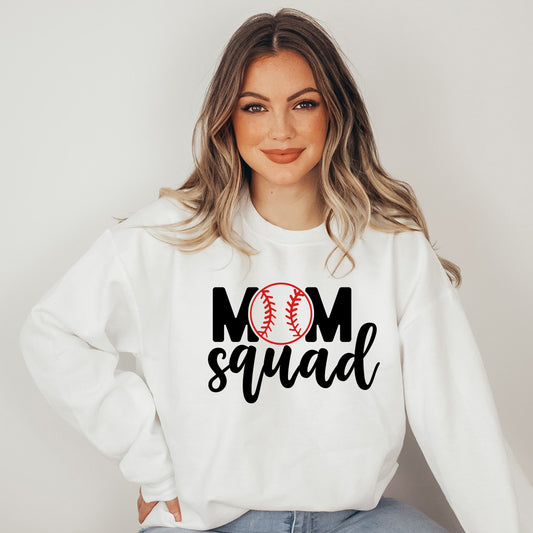 Mom Squad Baseball | Sweatshirt