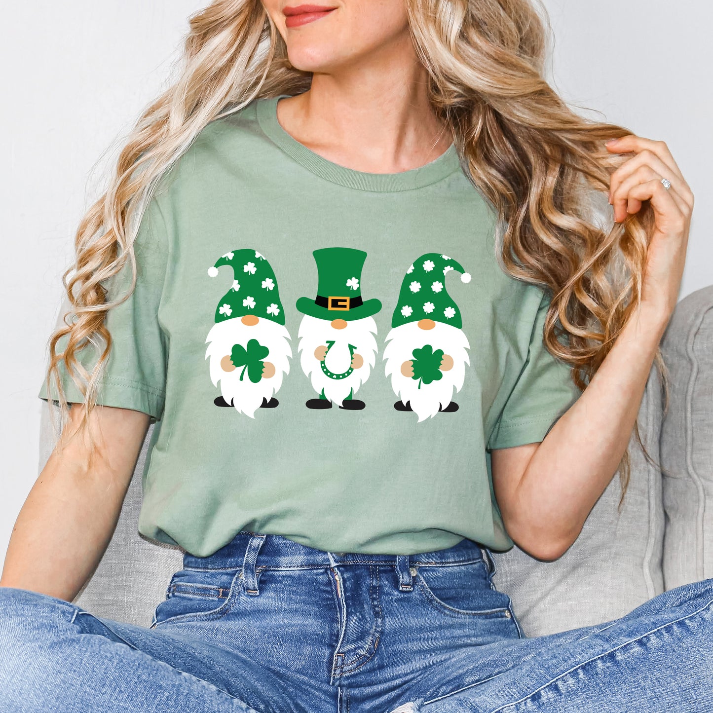 St. Patrick's Gnomes | Short Sleeve Graphic Tee