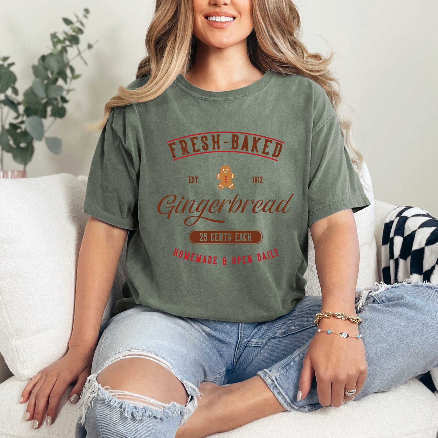 Fresh-Baked Gingerbread | Garment Dyed Tee