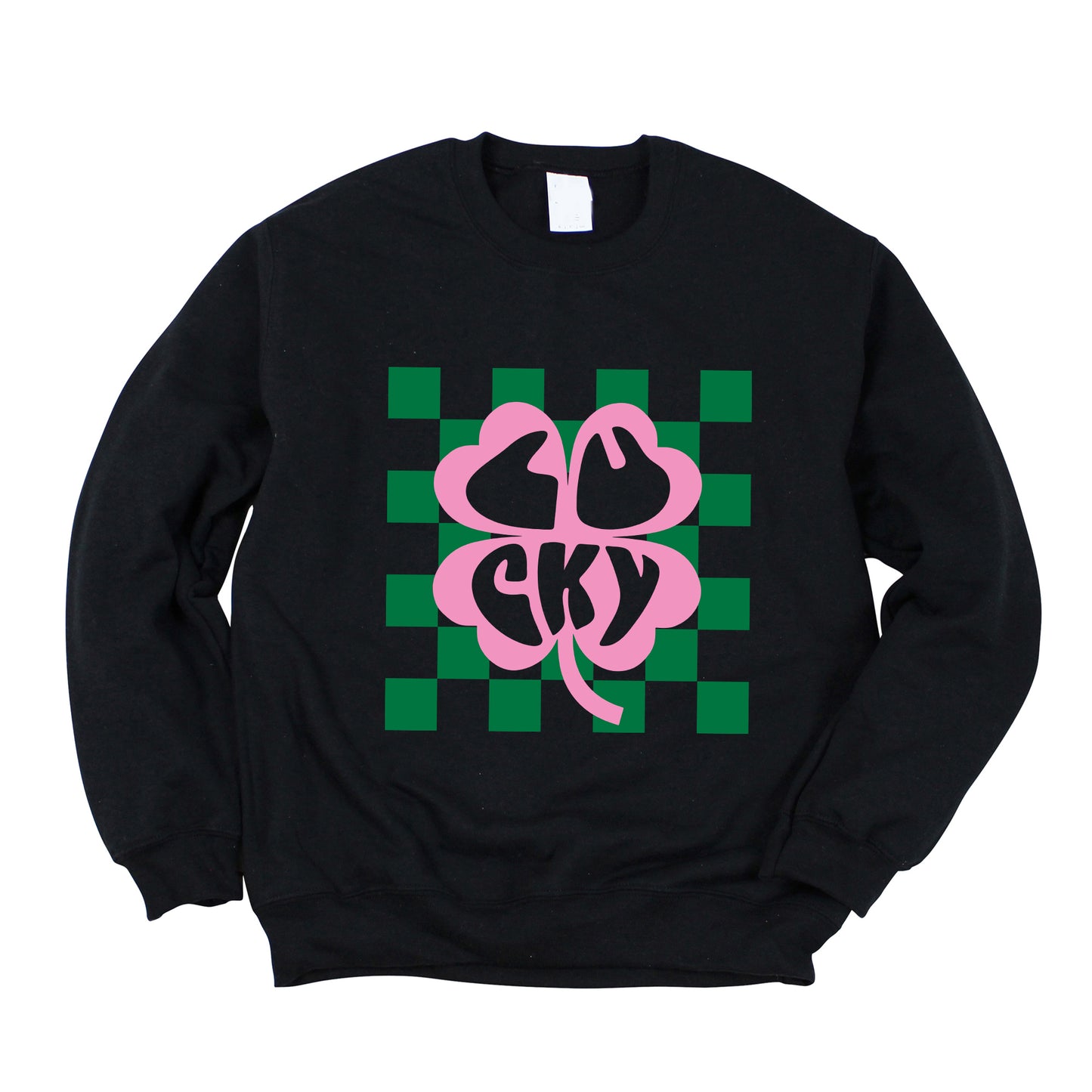 Lucky Clover Checkered | Sweatshirt