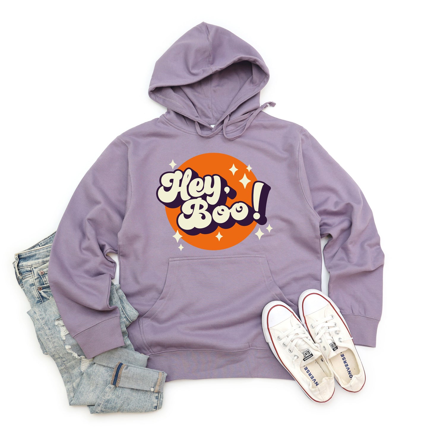 Retro Hey Boo | Hoodie