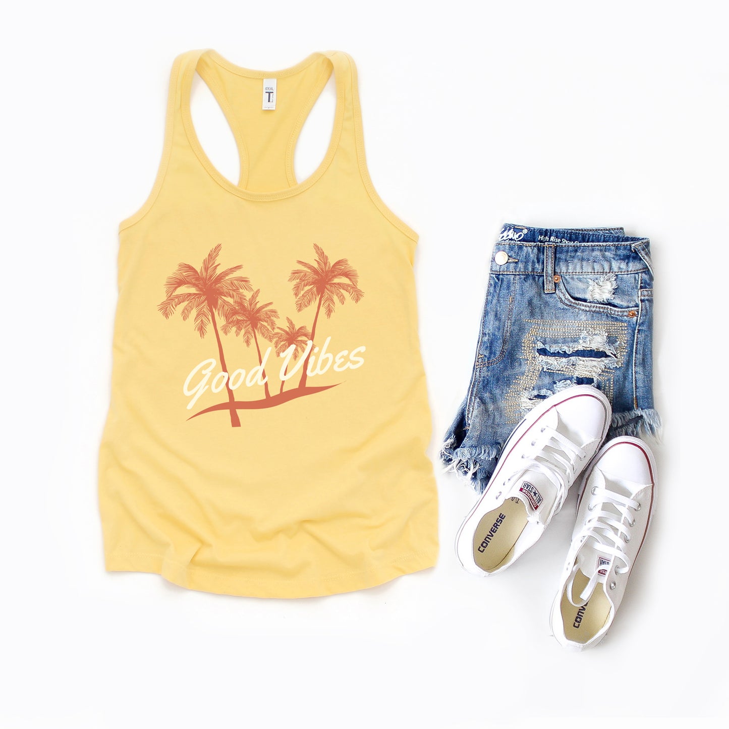 Good Vibes Palm Trees | Racerback Tank