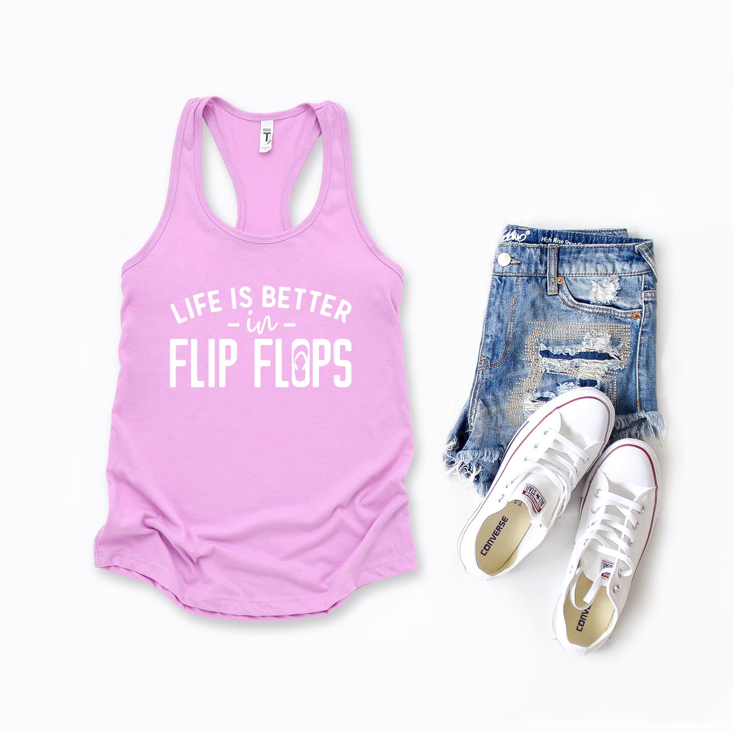 Life Is Better In Flip Flops | Racerback Tank