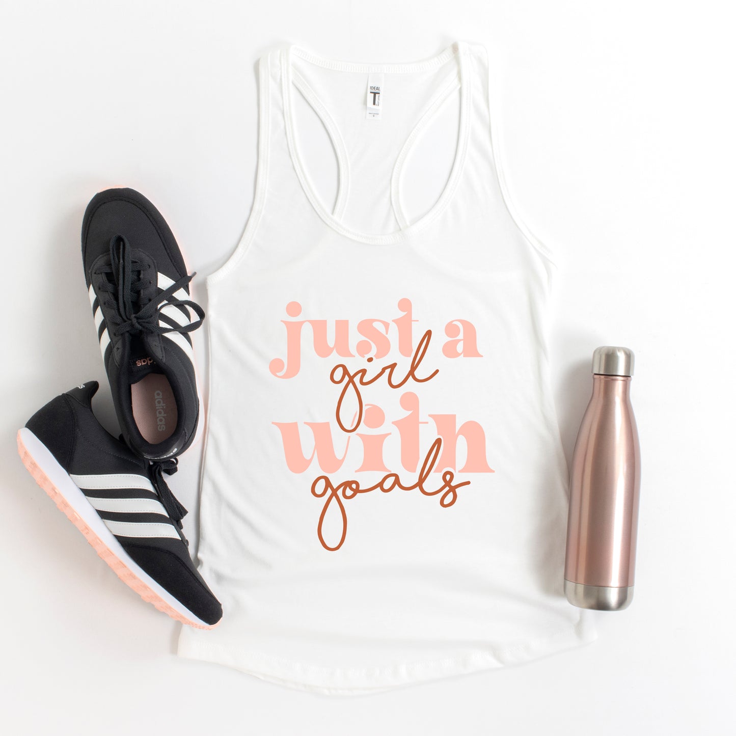 Just A Girl With Goals | Racerback Tank